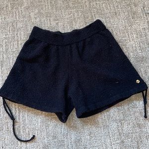 Fluffy BuffBunny tie side lounge shorts